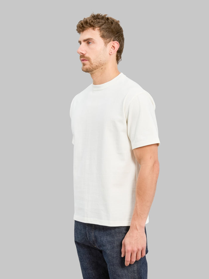 Big John MGTS01M Heavy Weight TShirt White side fit