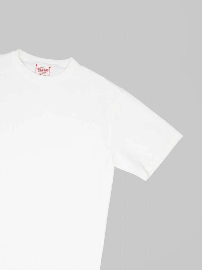 Big John MGTS01M Heavy Weight TShirt White sleeve