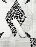 Black and White African Print Fabric