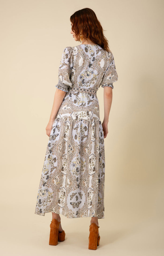 Blair Linen Maxi Dress, color_ivory