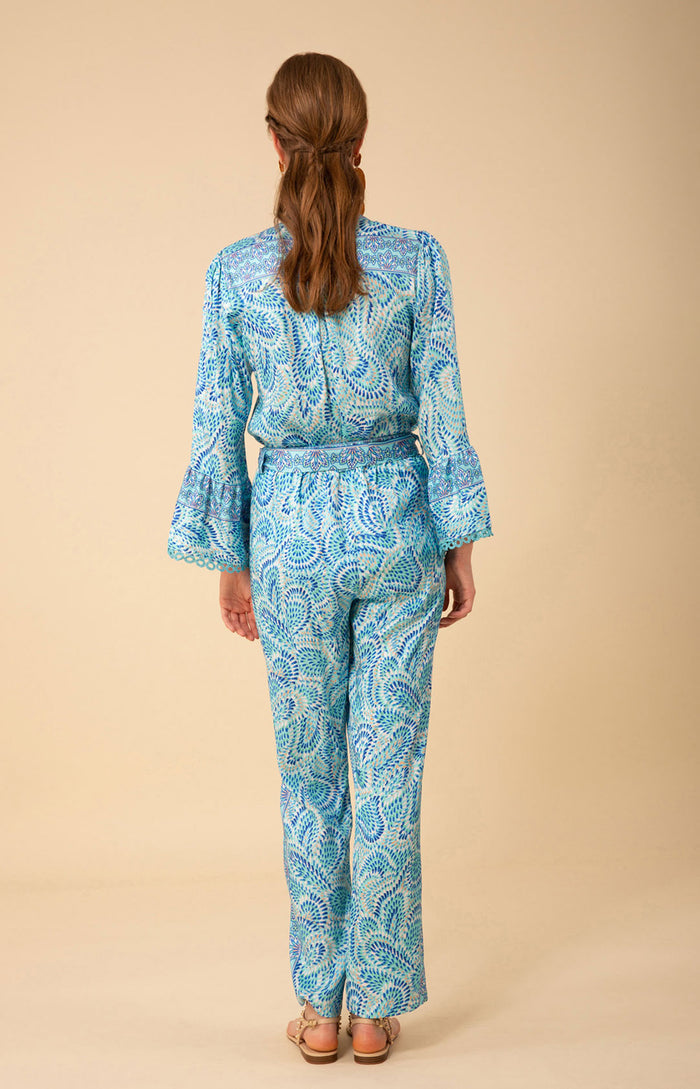 Blakely Twill Top, color_blue
