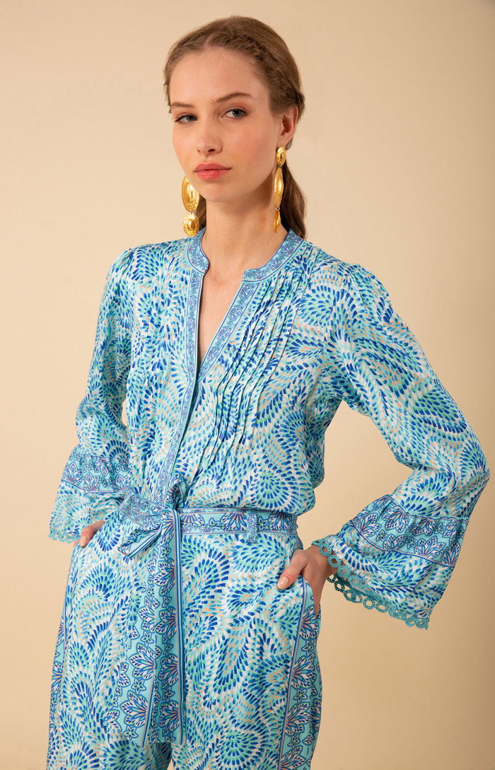 Blakely Twill Top, color_blue