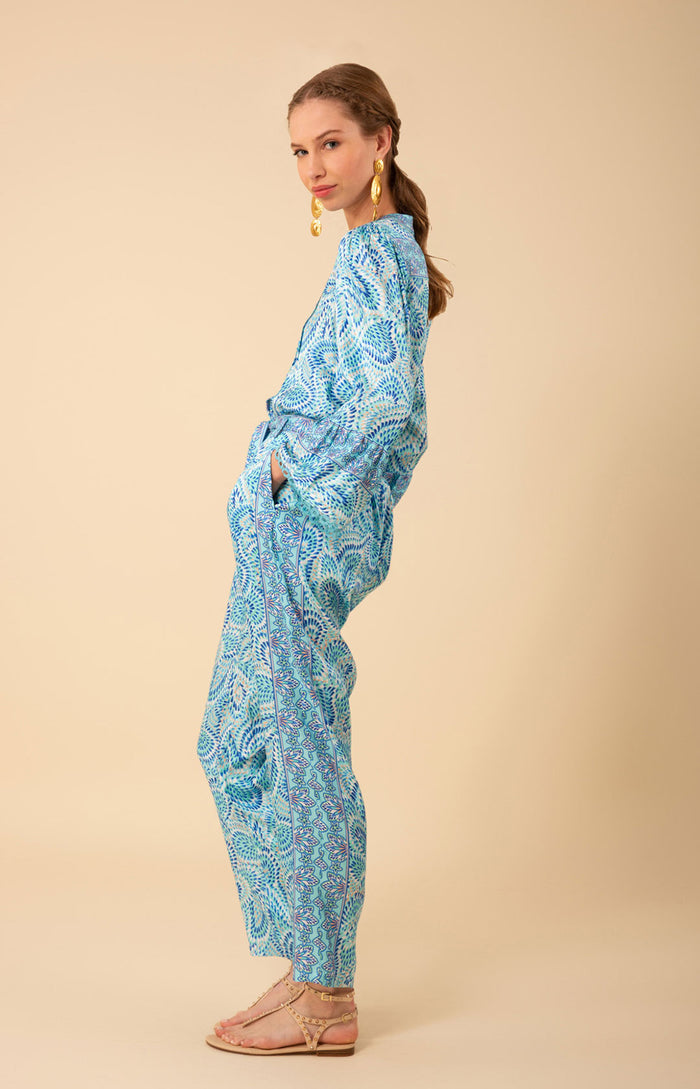 Blakely Twill Top, color_blue