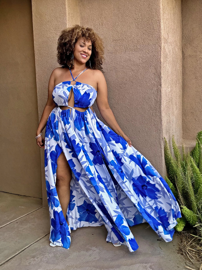 Blue Lagoon Resort Maxi Dress image 1