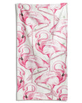 The Royal Standard Bonaire Flamingo Giant Beach Towel | Pink/Multi