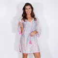 The Royal Standard Brighton Cover-Up | White/Pink/Lime