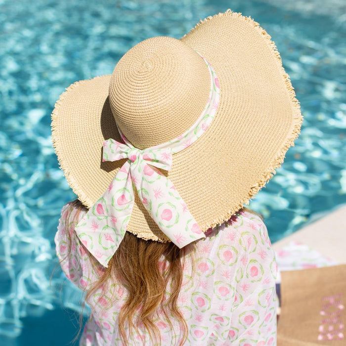 Brighton Cover-Up | White/Pink/Lime