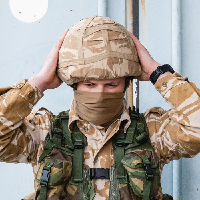 British Army Desert Helmet Cover - British Army Surplus - Helmets