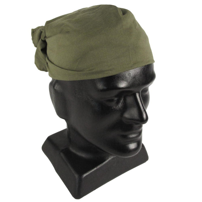 British Army Olive Sweat Rag - New - British Army Surplus - Scarves & Shemaghs