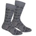 Brown Dog Socks | Amazing Grace - Light Grey Heather