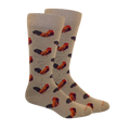 Brown Dog Socks | Rooster - Khaki