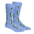 Brown Dog Socks | Watauga - Della Blue