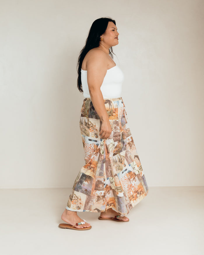 Butter One Shoulder Top in White - Stretchy & Comfortable Basics - The Lullaby Club