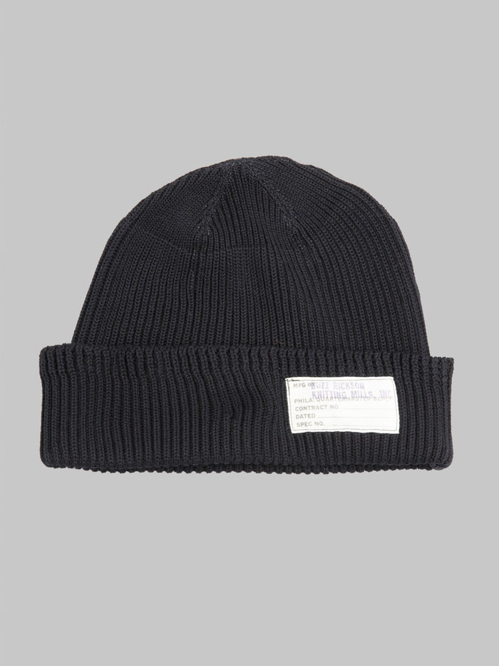 Buzz Ricksons BR02186 Cotton Watch Cap Black