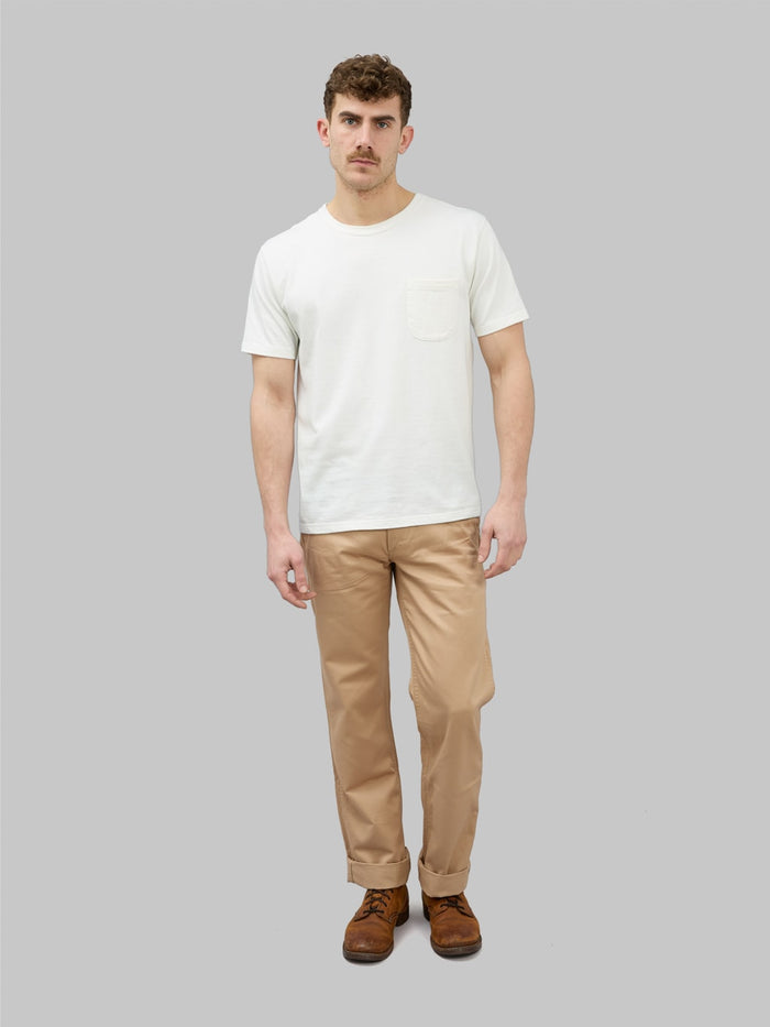 buzz ricksons original spec chino beige tapered styled