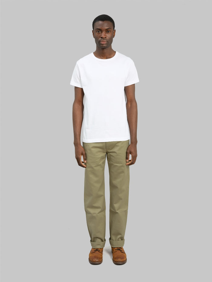 buzz ricksons original spec chino khaki front look