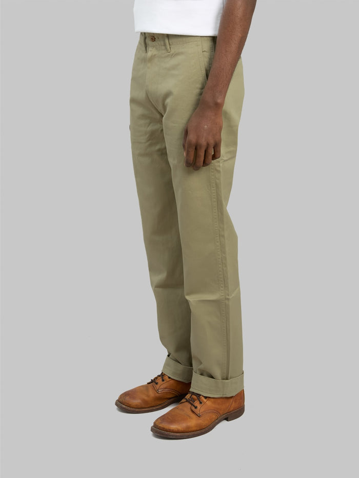 buzz ricksons original spec chino khaki side fit