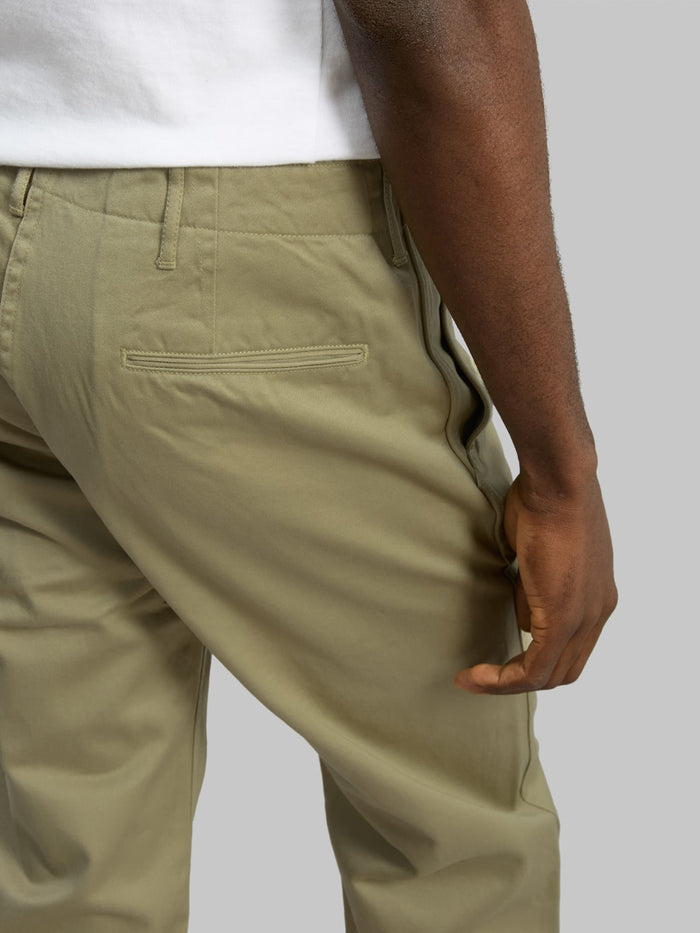buzz ricksons original spec chino khaki back pocket