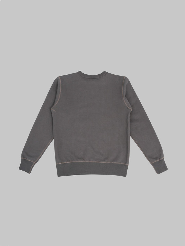 Buzz Ricksons BR65622 Set In Crewneck Sweatshirt Black back