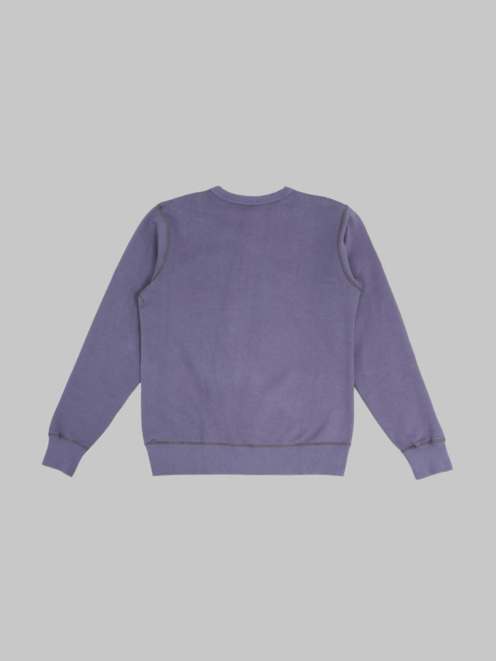 Buzz Ricksons BR65622 Set In Crewneck Sweatshirt Navy  back