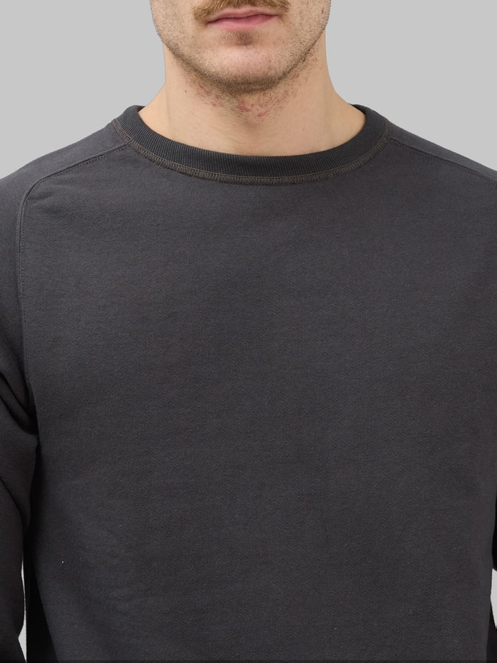 buzz ricksons freedom sleeve 13oz tubular sweatshirt black chest