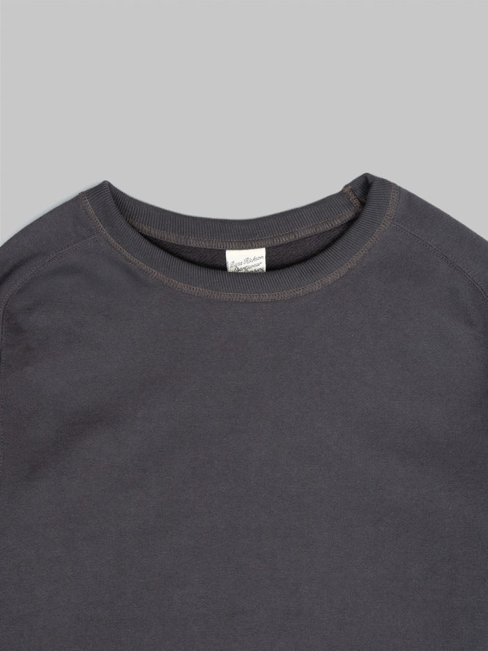 buzz ricksons freedom sleeve 13oz tubular sweatshirt black collar