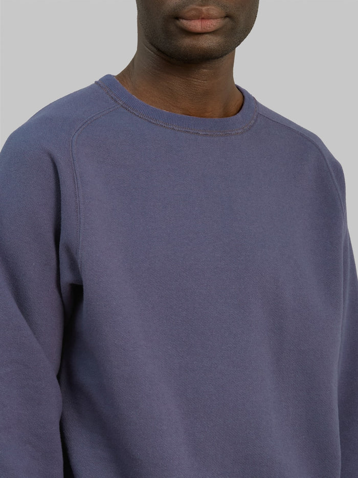 buzz ricksons freedom sleeve 13oz tubular sweatshirt navy chest