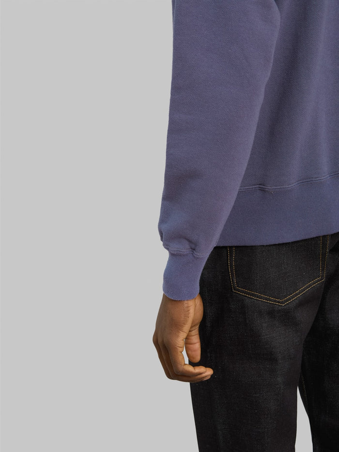 buzz ricksons freedom sleeve 13oz tubular sweatshirt navy cuff