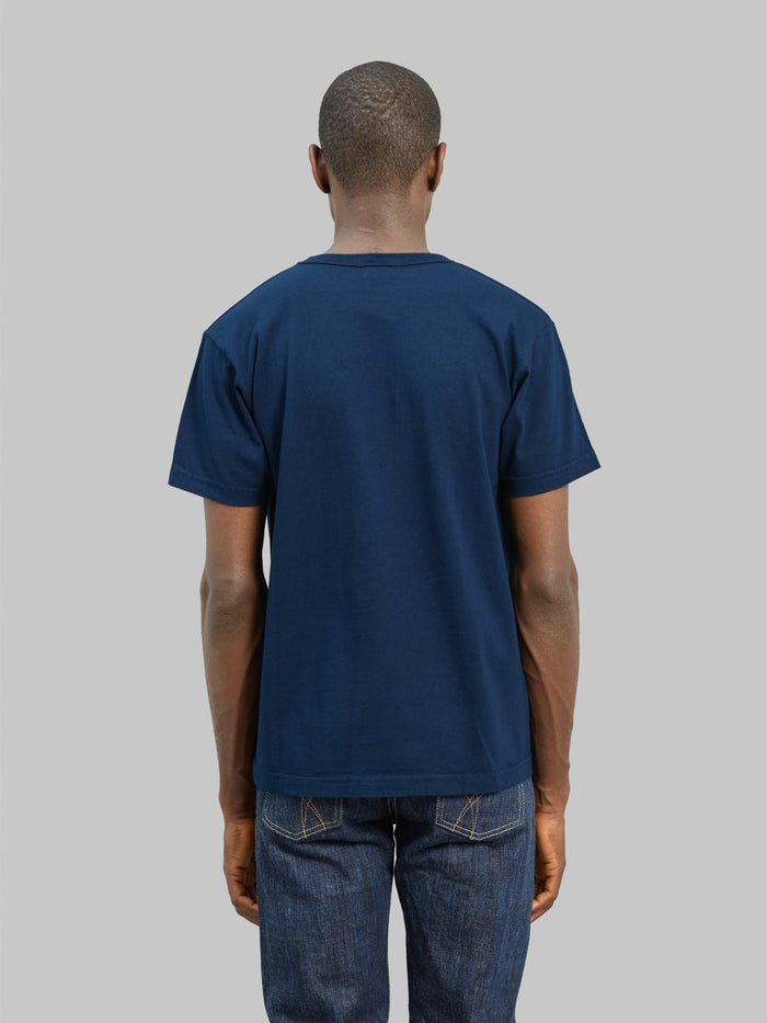 Buzz Rickson's BR78711 Loopwheel Pocket T-Shirt Navy - Redcast Heritage Co.