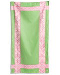 The Royal Standard Cabana Cove Giant Beach Towel | Green/Pink/White