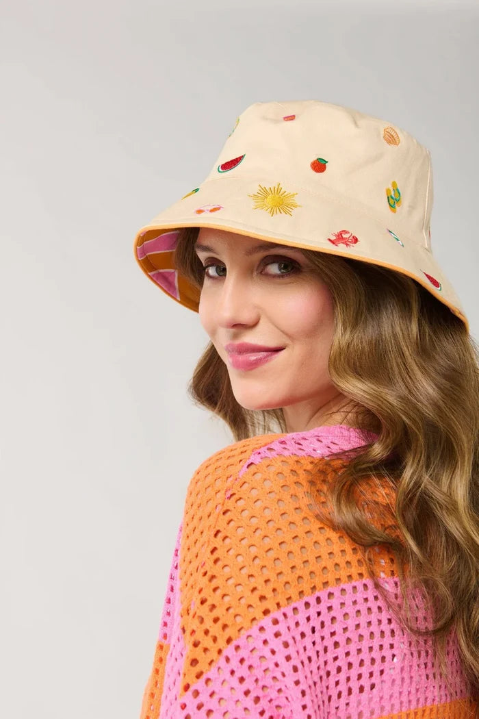 CABANA REVERSIBLE BUCKET HAT