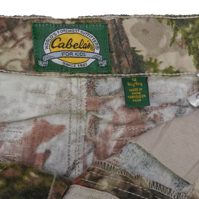 Cabelas Zonz Camo Kids Trousers - Size 12 - Army & Outdoors - Work Trousers
