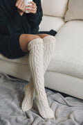 Cable Knit Knee Socks image 0