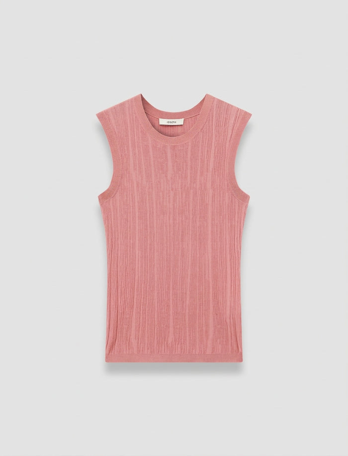Calife Silk Cotton Rib Vest
