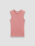 Calife Silk Cotton Rib Vest