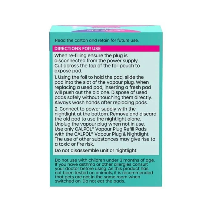 Calpol Vapour Plug Lavender and Chamomile 5 Refill Pads - ebebek - Black Friday