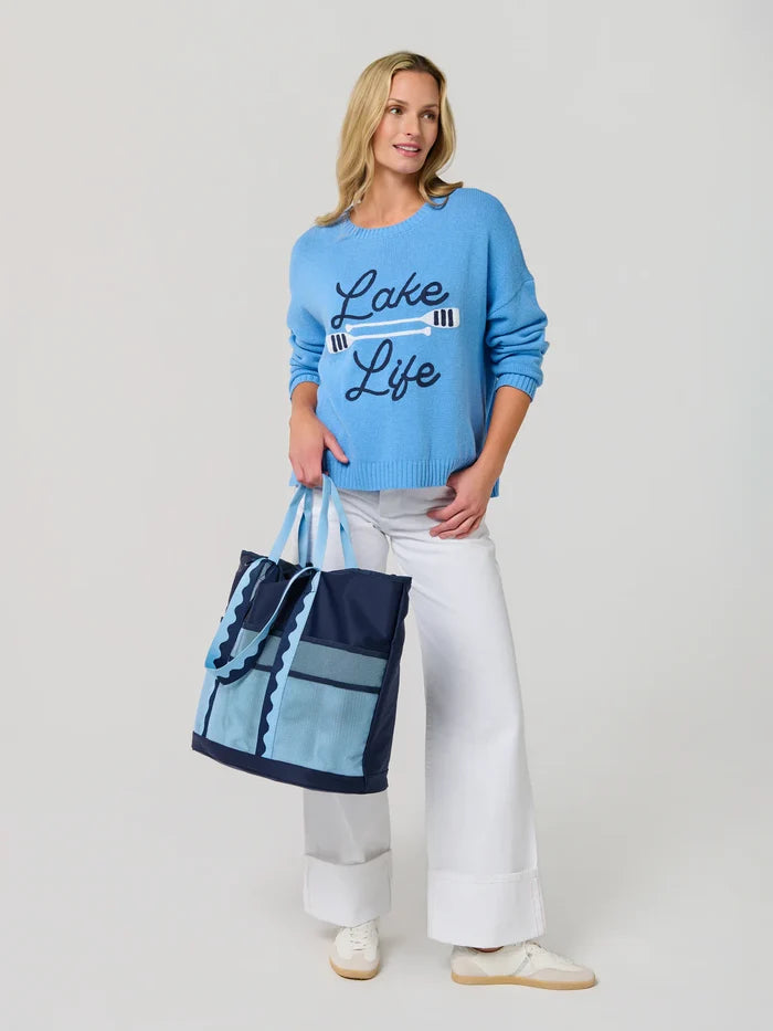 Camden Neoprene Tote, NAVY