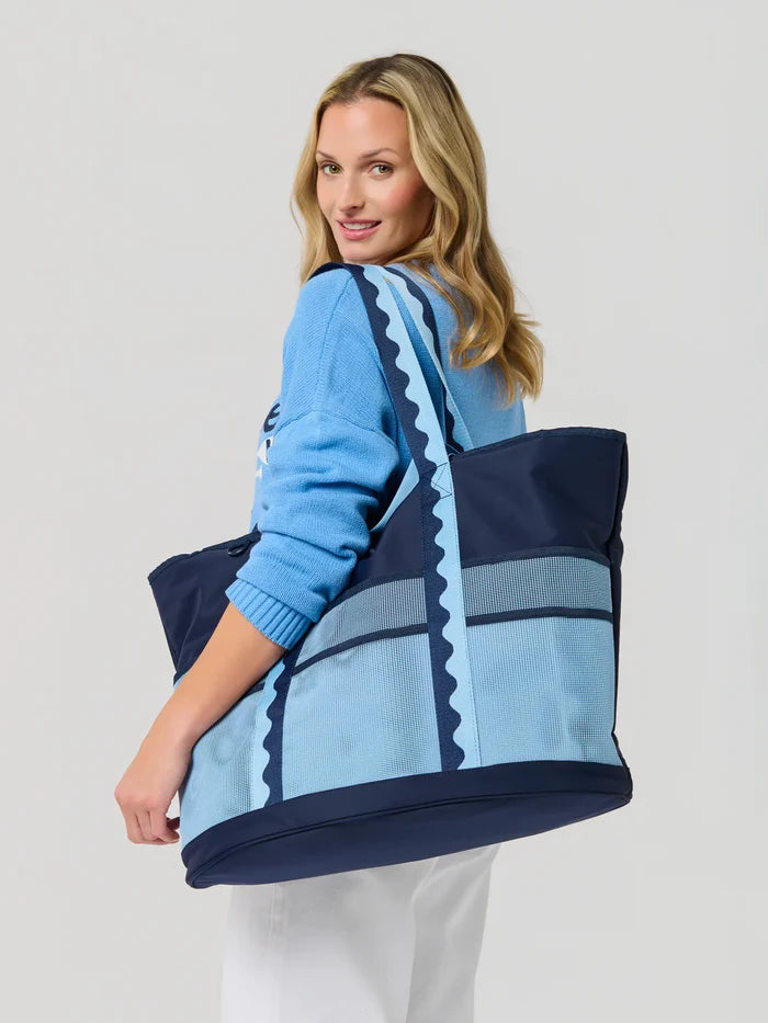 Camden Neoprene Tote, NAVY