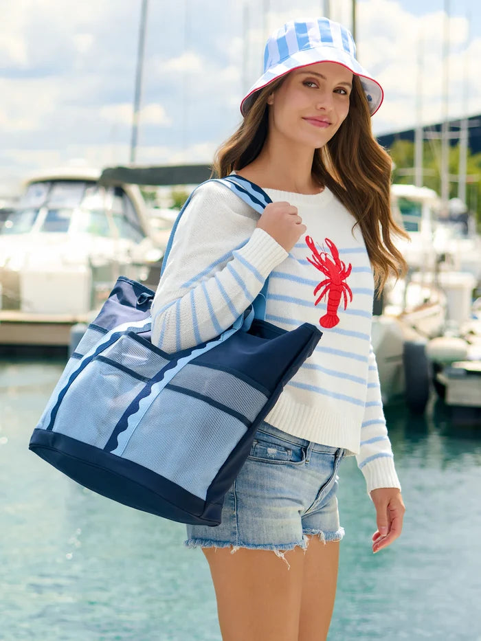 Camden Neoprene Tote, NAVY