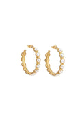 Earrings Sylvia Toledano Candies Hoops Earrings Gold/Pearl O/S Apoella