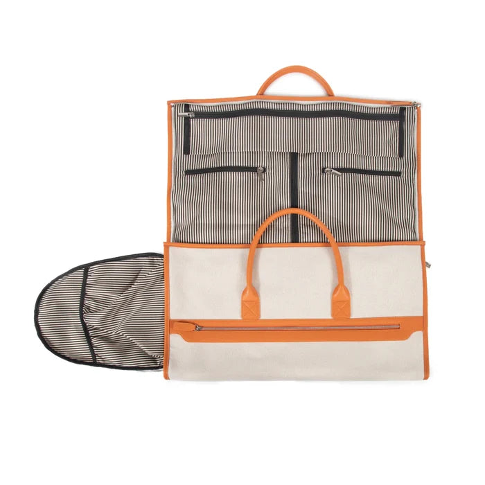 Capri 2-in-1 Garment and Duffel Bag | Orange