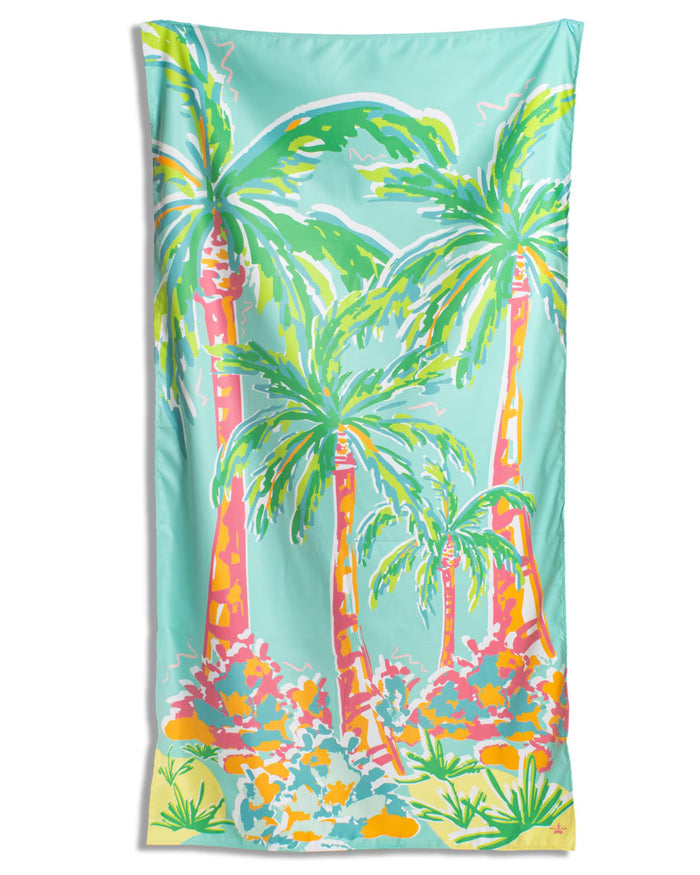 The Royal Standard Caribbean Palm Giant Beach Towel