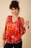 Carmen Chiffon Top, color_pink