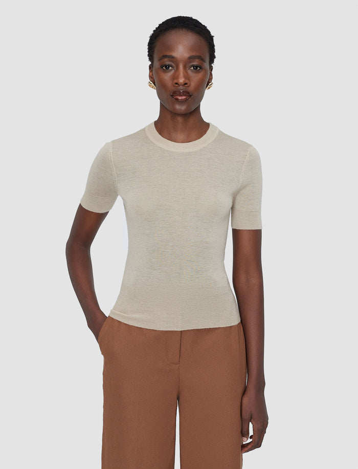 Beige Cashair Top - Joseph