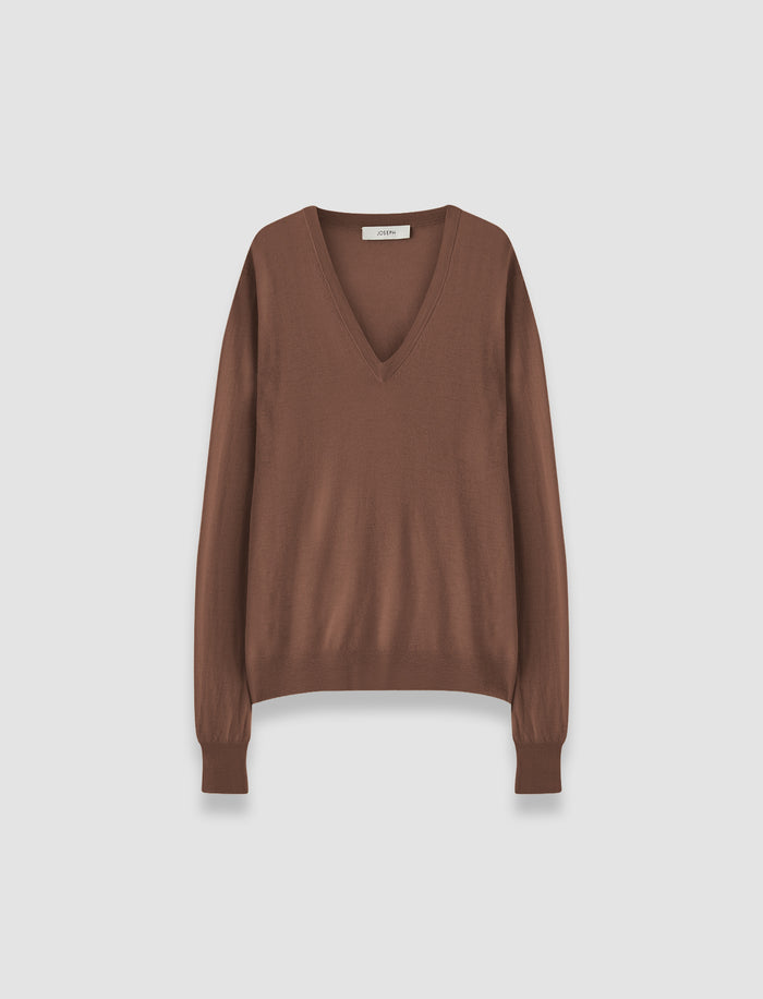 Cashair V Neck Jumper