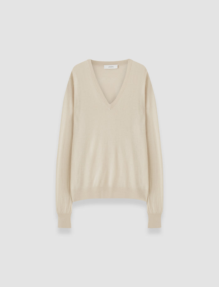 Cashair V Neck Jumper