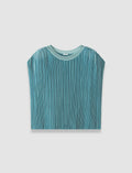 Cedre Pleated Satin Top