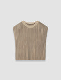 Cedre Pleated Satin Top