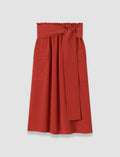 Charai Crepe de Soie Silk Skirt