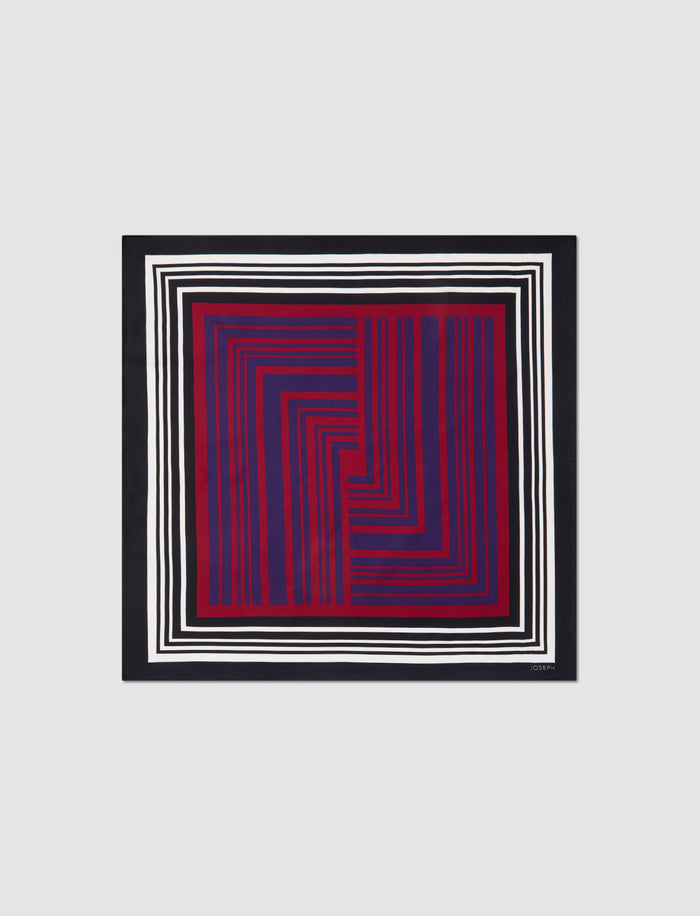 Multicolour Chilie Silk Scarf - Joseph